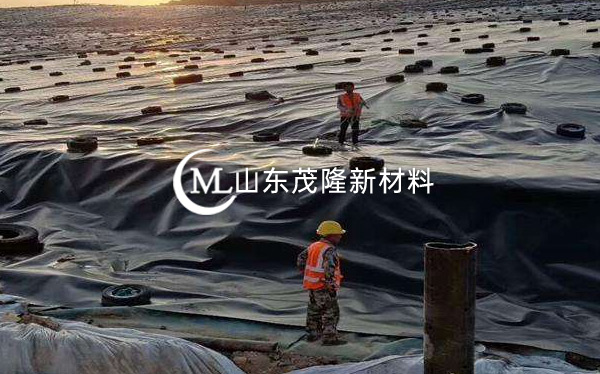 《福建武平垃圾填埋場(chǎng)》土工布、土工膜施工